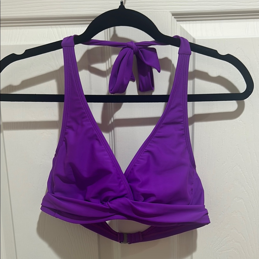 Athleta Vibrant Purple Bikini Top